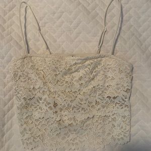 White Lace Tank